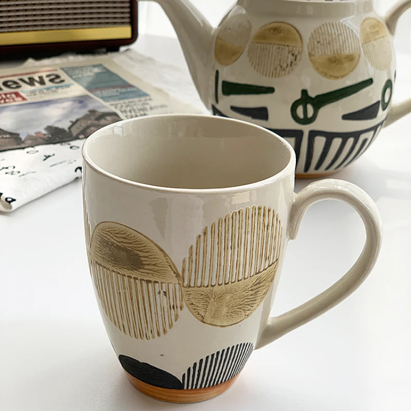Japanese art hand-painted heavy craft coarse pottery ceramic teacups exquisite teacups
Japanese art hand-painted heavy craft coarse pottery ceramic teacups exquisite teacups