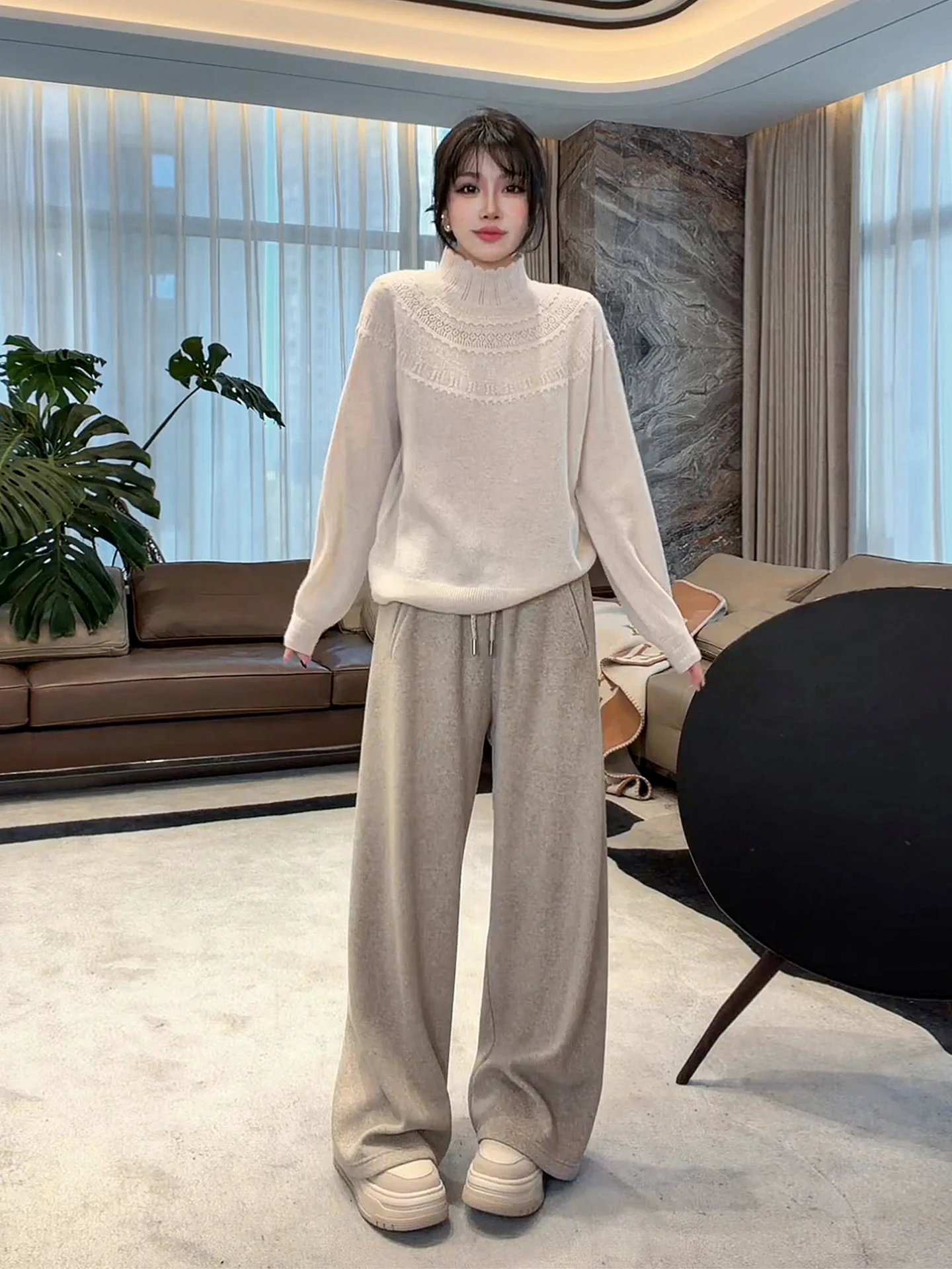 Женский свитер Lao Yang's Personal ME Cloud из мериносовой шерсти, высококачественный, мягкий, приятный для кожи, для повседневной носки...
Женский свитер Lao Yang's Personal ME Cloud из мериносовой шерсти, высококачественный, мягкий, приятный для кожи, для повседневной носки...