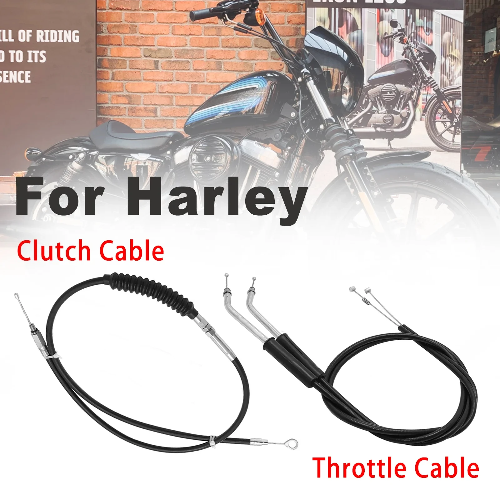 Motorcycle Lengthened Throttle Cable Wires Clutch Line For Harley Sportster Iron XL883 1200XL883 Dyna Softail Fat Boy Road King
Motorcycle Lengthened Throttle Cable Wires Clutch Line For Harley Sportster Iron XL883 1200XL883 Dyna Softail Fat Boy Road King