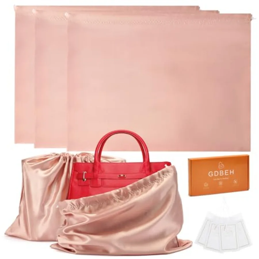 3 Pack Dust Bags for Purses and Handbags Silk Purse Dust Bags for Storage With Drawstring Large Dust Bags for Handbag Dust Cove
3 Pack Dust Bags for Purses and Handbags Silk Purse Dust Bags for Storage With Drawstring Large Dust Bags for Handbag Dust Cove