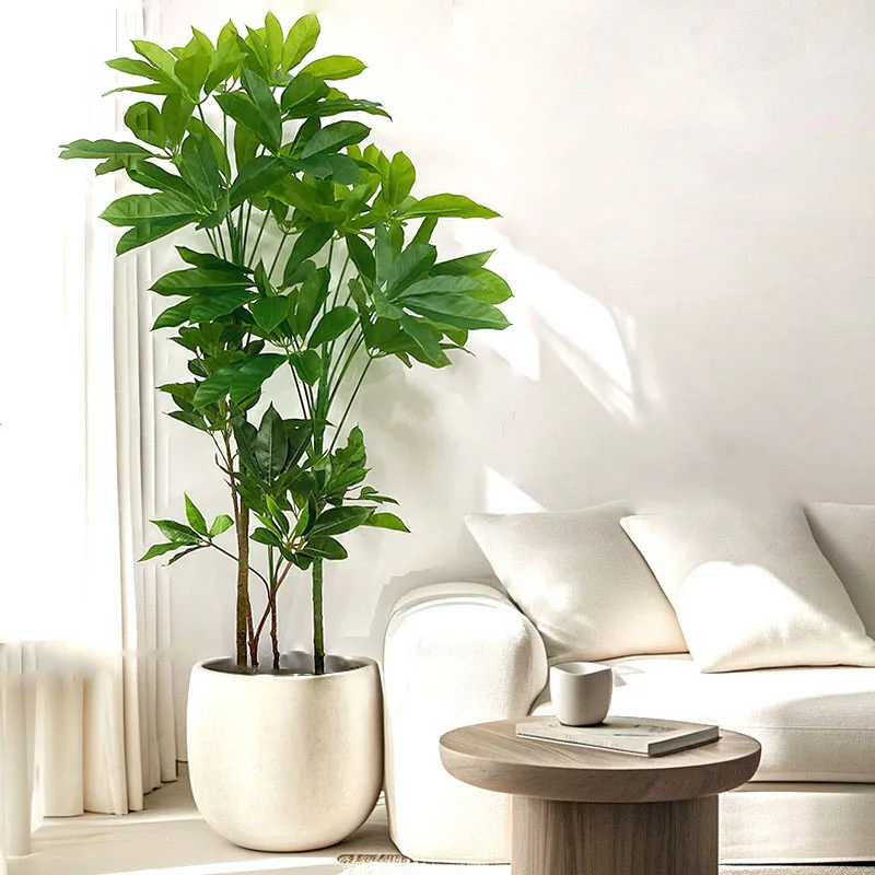 63in Large Artificial Pachira Plants Tropical Plastic Banyan Leaves Real Touch Pachira Leaves For Home Shop Office Pary Decor
63in Large Artificial Pachira Plants Tropical Plastic Banyan Leaves Real Touch Pachira Leaves For Home Shop Office Pary Decor