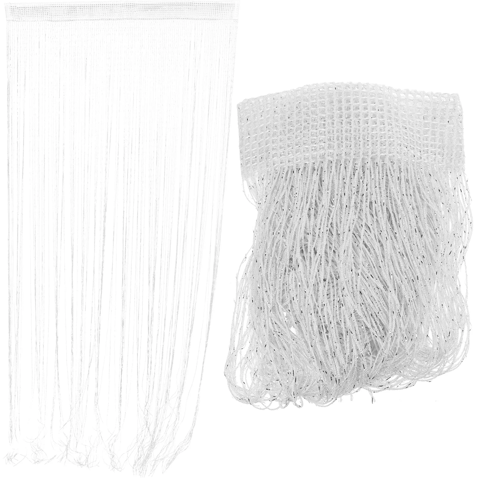 2pcs Silver Thread Polyester Doorway String Divider Hallway Door String Curtain Decor Room Separator Christmas Party
2pcs Silver Thread Polyester Doorway String Divider Hallway Door String Curtain Decor Room Separator Christmas Party