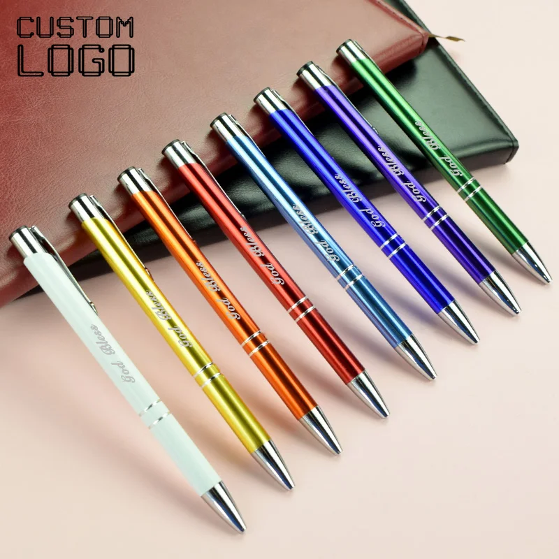 Fashion Metal Ballpoint Pen Laser Engraving Personalized Logo Office Accessories Children Birthday Gifts Students Stationery
Fashion Metal Ballpoint Pen Laser Engraving Personalized Logo Office Accessories Children Birthday Gifts Students Stationery
