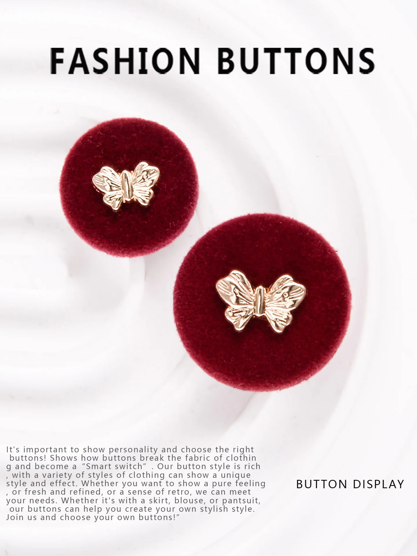 Faionable High-End Camere Coat Buttons Ele Small Perfume Sle Knob Decorative Sweater Buttons for Home Sewing DIY
Faionable High-End Camere Coat Buttons Ele Small Perfume Sle Knob Decorative Sweater Buttons for Home Sewing DIY