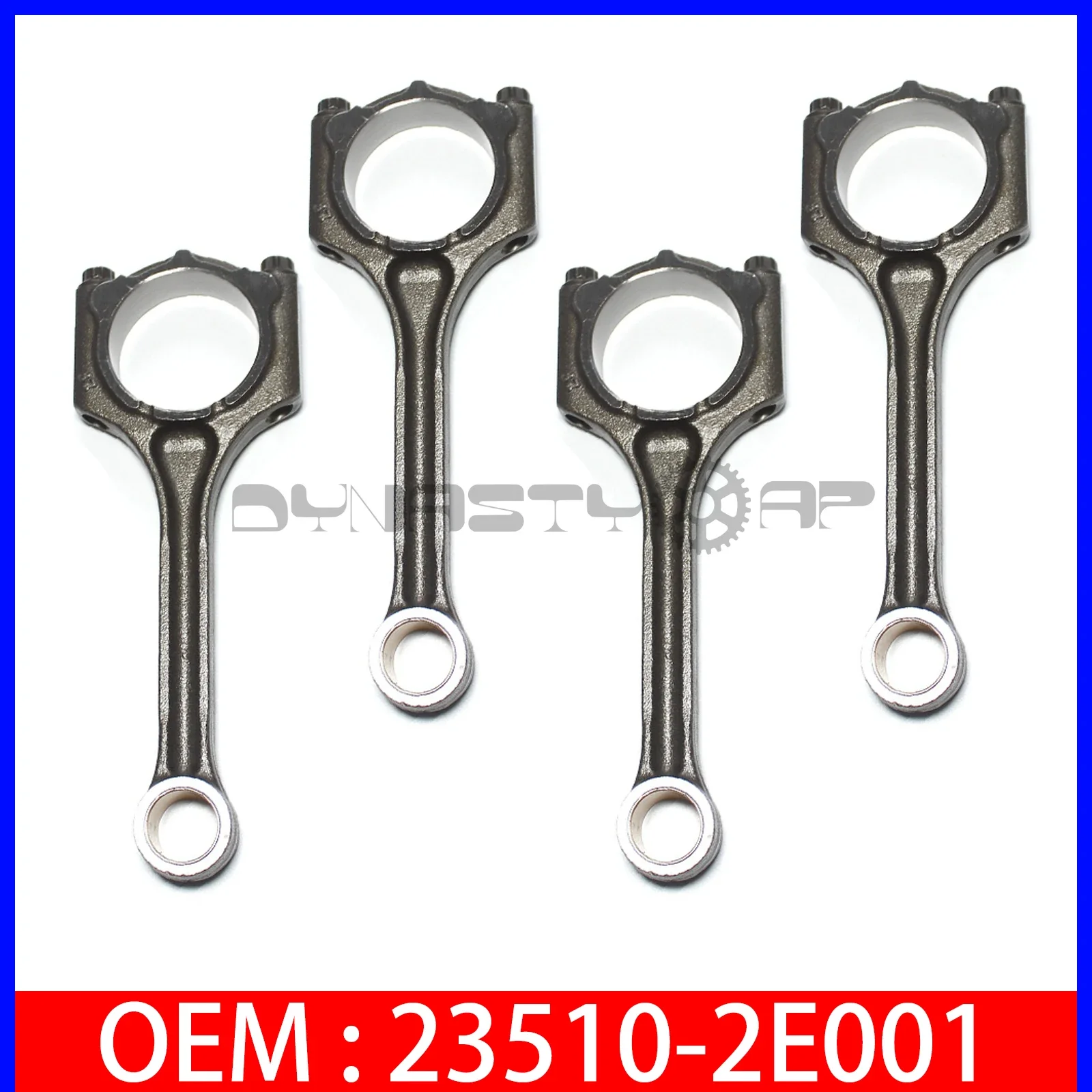 1/4X Engine Connecting Rod for Hyundai Elantra Sonata Tucson Kia Soul Forte Sportage 2.0L # 23510-2E001 235102E001
1/4X Engine Connecting Rod for Hyundai Elantra Sonata Tucson Kia Soul Forte Sportage 2.0L # 23510-2E001 235102E001