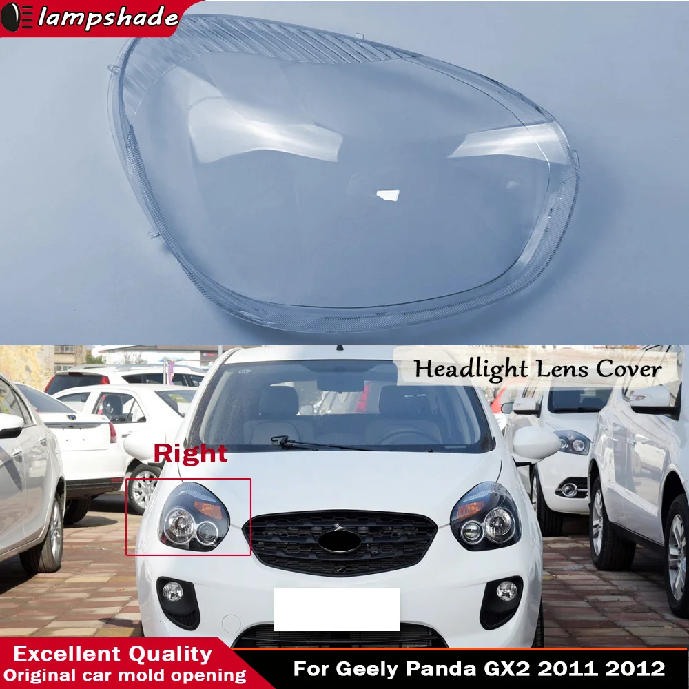 Car Front headlight Lens Cover For Geely Panda GX2 2011 2012 Car Headlight Transparent Glass Lamp Cover Shell Car Products
Car Front headlight Lens Cover For Geely Panda GX2 2011 2012 Car Headlight Transparent Glass Lamp Cover Shell Car Products