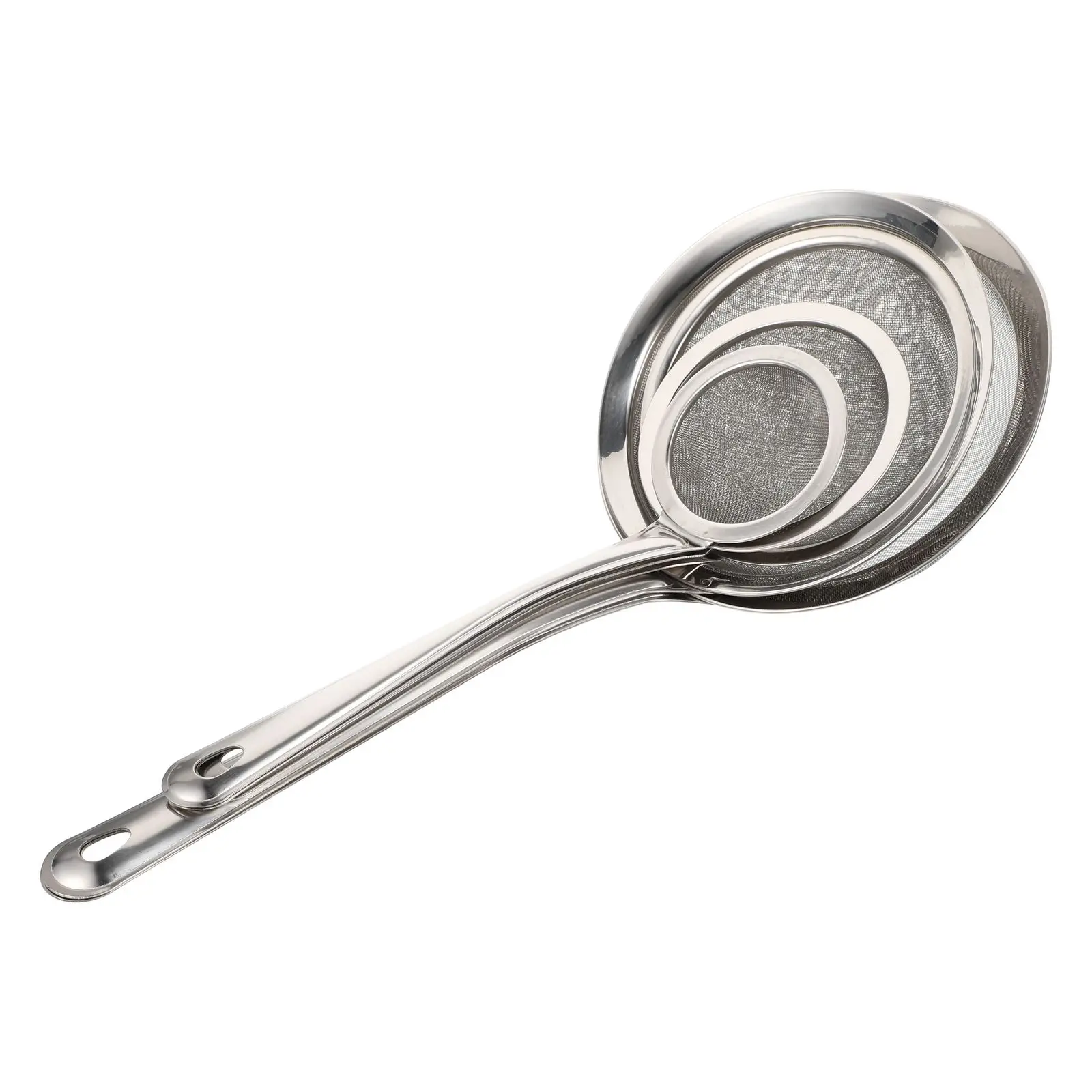 5Pcs Stainless Fine Mesh Strainer Kitchen Sifter Baking Sieve Filter Flour Cooking Tools Household Fine Mesh Strainer Gift
5Pcs Stainless Fine Mesh Strainer Kitchen Sifter Baking Sieve Filter Flour Cooking Tools Household Fine Mesh Strainer Gift