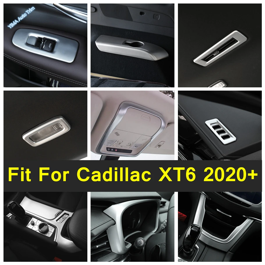 Matte Water Cup Frame / Dashboard / Storage Box / Central Control Buttons Cover Trim Interior Fit For Cadillac XT6 2020 - 2022
Matte Water Cup Frame / Dashboard / Storage Box / Central Control Buttons Cover Trim Interior Fit For Cadillac XT6 2020 - 2022