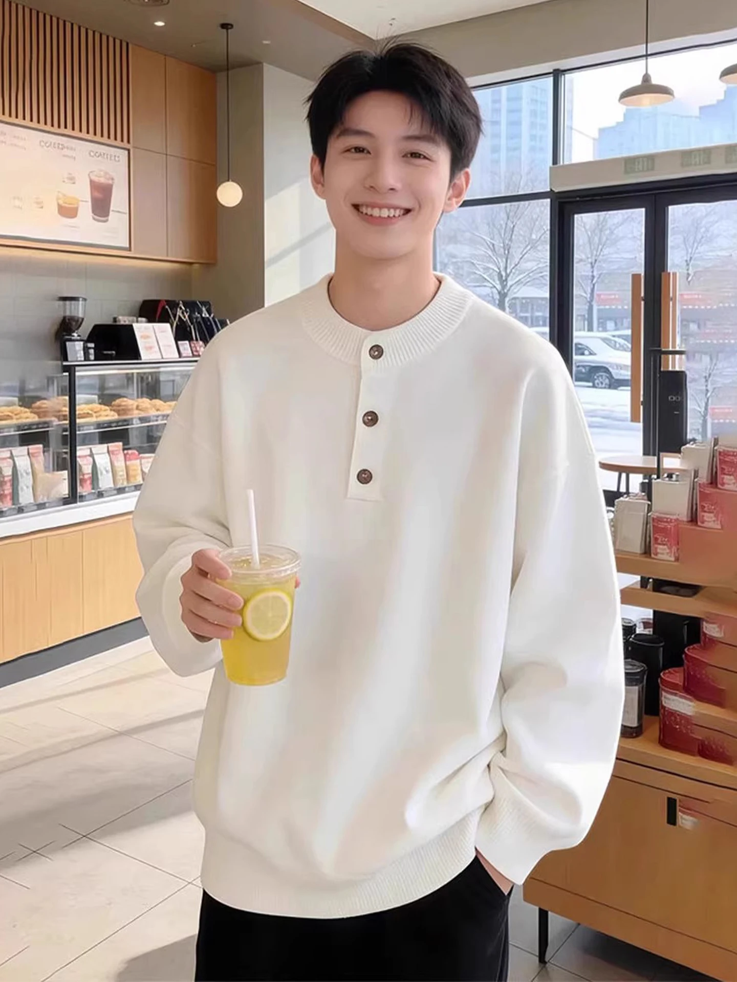 Мужской трикотажный свитер с воротником-стойкой в американском стиле, зимний базовый слой, повседневный, мягкий, удобный, длинный рукав, цветной
Мужской трикотажный свитер с воротником-стойкой в американском стиле, зимний базовый слой, повседневный, мягкий, удобный, длинный рукав, цветной