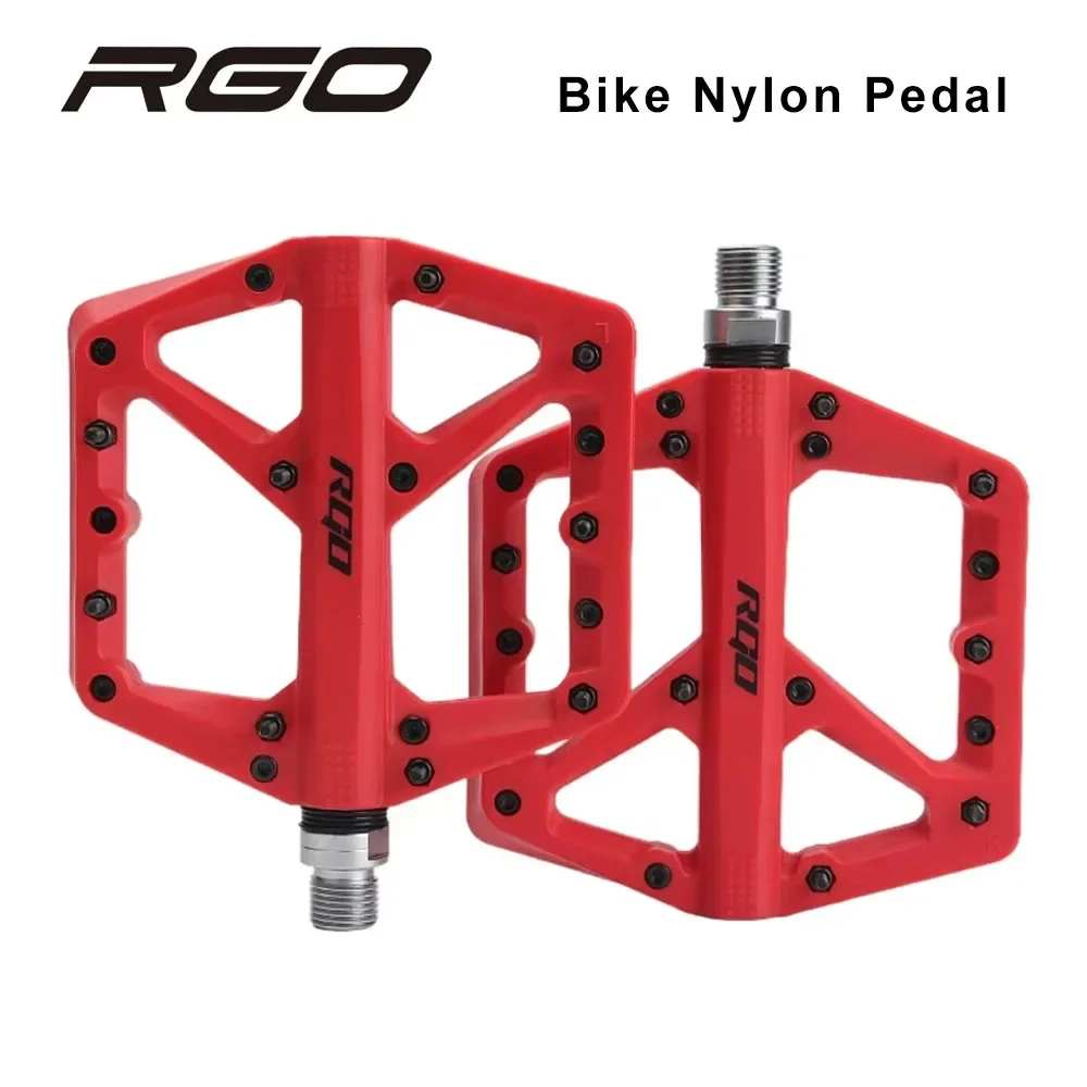 RGO Bicycle Nylon Pedals Platform Footrest Flat Mountain Bike Paddle Grip Pedalen Bearings Footboards Cycling Accessories
RGO Bicycle Nylon Pedals Platform Footrest Flat Mountain Bike Paddle Grip Pedalen Bearings Footboards Cycling Accessories
