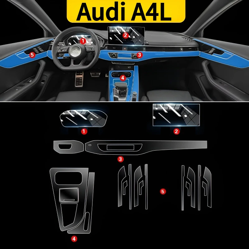 For Audi A4L 25models interior protection Dashboard Multimedia GPS Navigation Transparent Scratch-Resistant Film Modification
For Audi A4L 25models interior protection Dashboard Multimedia GPS Navigation Transparent Scratch-Resistant Film Modification
