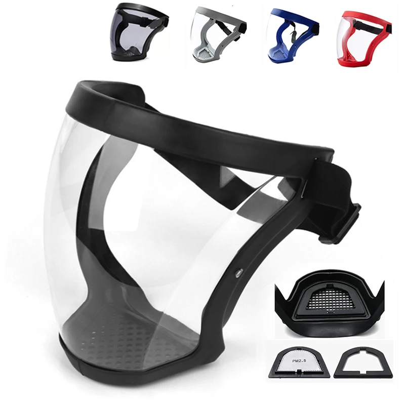 Shield Mask New Head Cover Eye Screen Visors Full Face Shield Protective Cover WindProof Anti-fog Kitchen Tools transparent mask
Shield Mask New Head Cover Eye Screen Visors Full Face Shield Protective Cover WindProof Anti-fog Kitchen Tools transparent mask