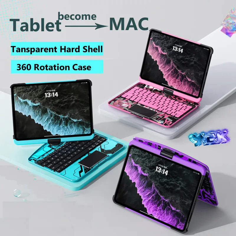 Case with Backlit Keyboard for IPad Air 13 2025 13 Inch 11th Gen A16 Air 11 M3 M2 Pro 13 12.9 10th 10.9" Air 5 4 10.2 9th 8 7
Case with Backlit Keyboard for IPad Air 13 2025 13 Inch 11th Gen A16 Air 11 M3 M2 Pro 13 12.9 10th 10.9" Air 5 4 10.2 9th 8 7