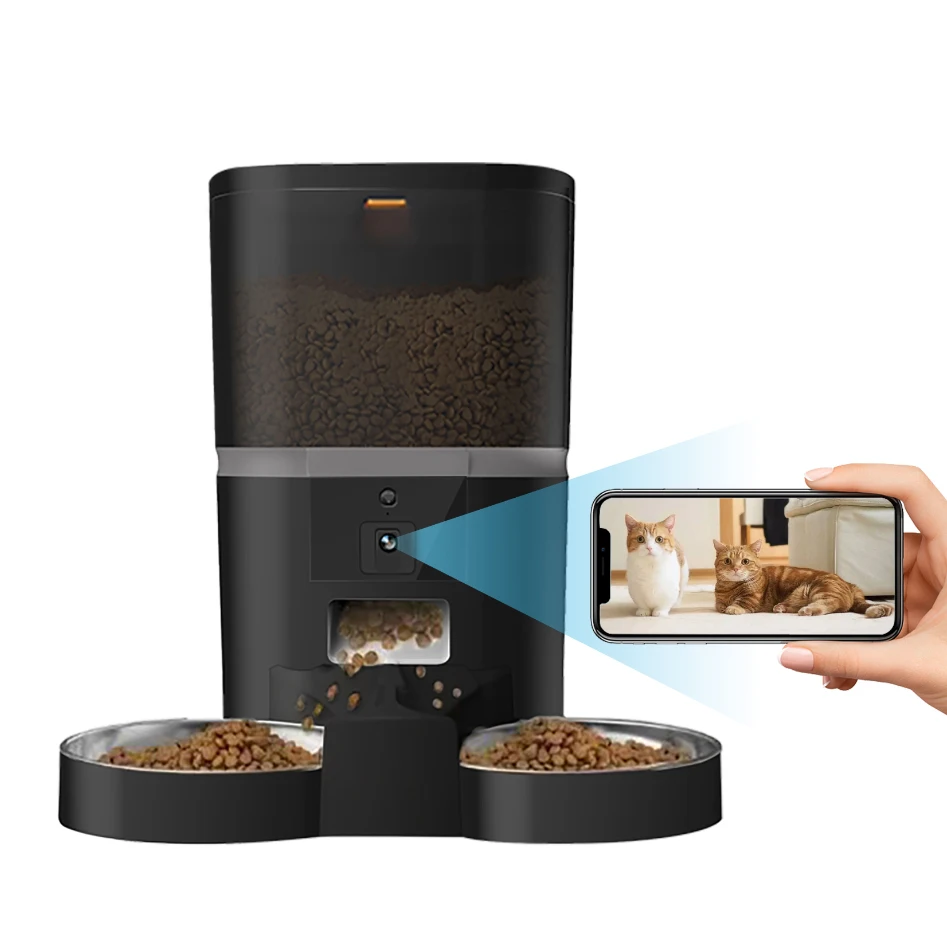 4L Smart 5v USB Automatic Cat Feeder With Camera Video Cat Dry Food Dispenser Pet Smart Voice Recorder Auto Feeder With Stainles
4L Smart 5v USB Automatic Cat Feeder With Camera Video Cat Dry Food Dispenser Pet Smart Voice Recorder Auto Feeder With Stainles