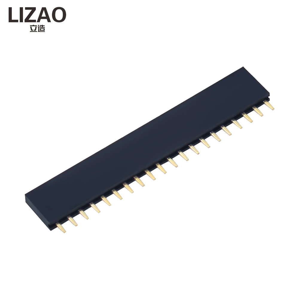 LIZAO 2.54mm Single Row Female Pin Header Socket 120PCS 8 Types Assortment Kit for PCB Electronic Projects
LIZAO 2.54mm Single Row Female Pin Header Socket 120PCS 8 Types Assortment Kit for PCB Electronic Projects