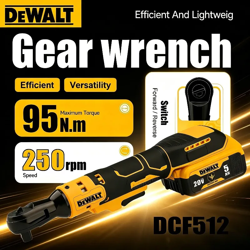 Ударный гайковерт Dewalt DCF512 с угловым приводом, LED-подсветкой, беспроводной, многофункциональный, с регулируемой скоростью
Ударный гайковерт Dewalt DCF512 с угловым приводом, LED-подсветкой, беспроводной, многофункциональный, с регулируемой скоростью