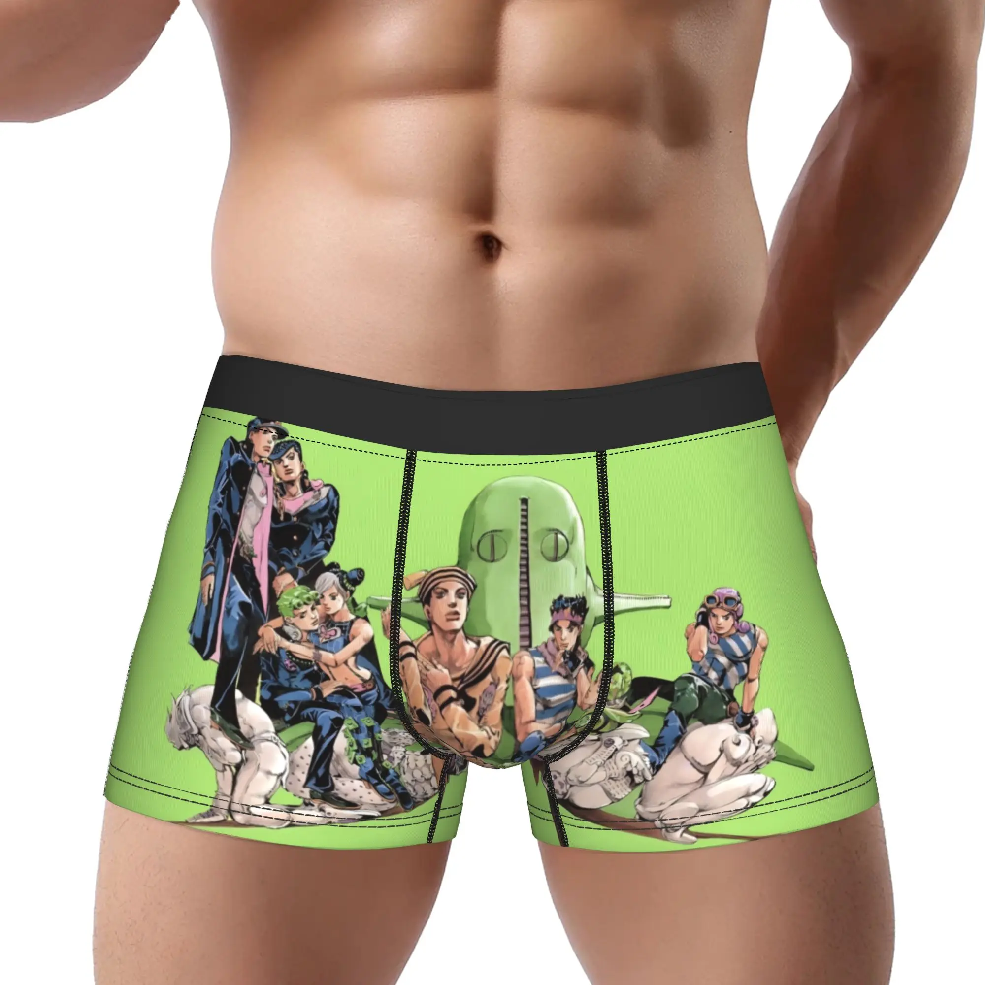 Трусы JoJo's Bizarre Adventure Homme, мужское нижнее белье, удобные шорты JoJo, трусы-боксеры
Трусы JoJo's Bizarre Adventure Homme, мужское нижнее белье, удобные шорты JoJo, трусы-боксеры