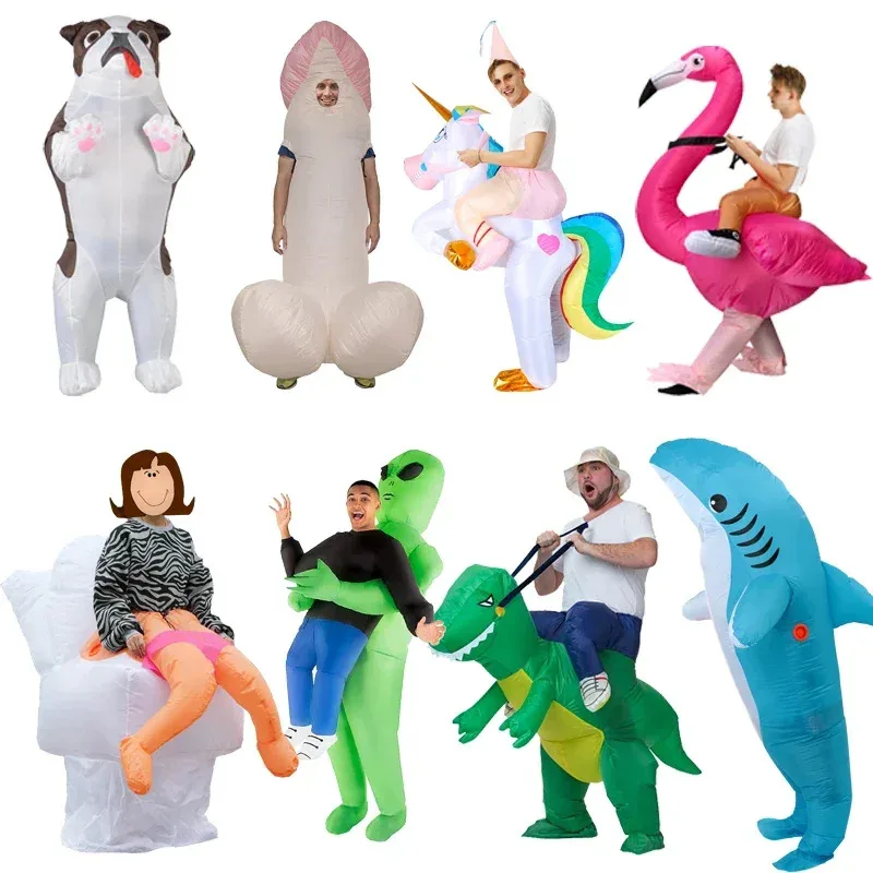 Adult Kids Inflatable Dinosaur Costume Costume Alien Sumo Bear Halloween Christmas Party Costumes Cosplay Blow Up Dresses
Adult Kids Inflatable Dinosaur Costume Costume Alien Sumo Bear Halloween Christmas Party Costumes Cosplay Blow Up Dresses
