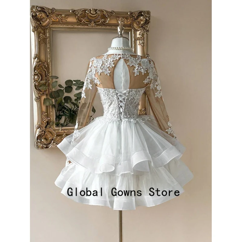 Luxury White Flower Girl Dress Pearls Long Sleeve Knee Length Princess Kids Wedding Birthday Party Formal Gown Customized
Luxury White Flower Girl Dress Pearls Long Sleeve Knee Length Princess Kids Wedding Birthday Party Formal Gown Customized