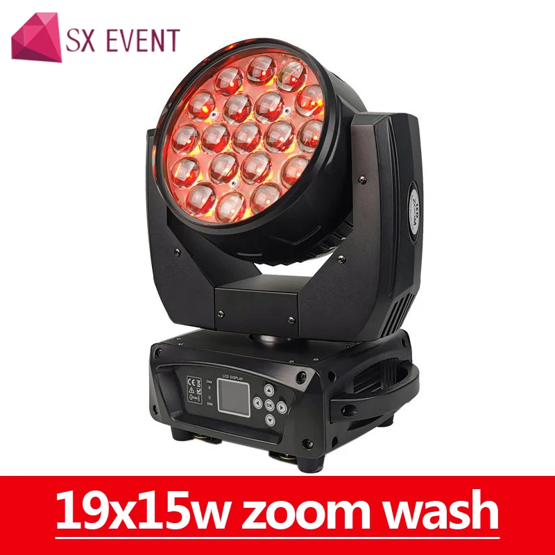 professional led zoom wash 19x15W rgbw 4in1 moving head light for dj stage events
professional led zoom wash 19x15W rgbw 4in1 moving head light for dj stage events