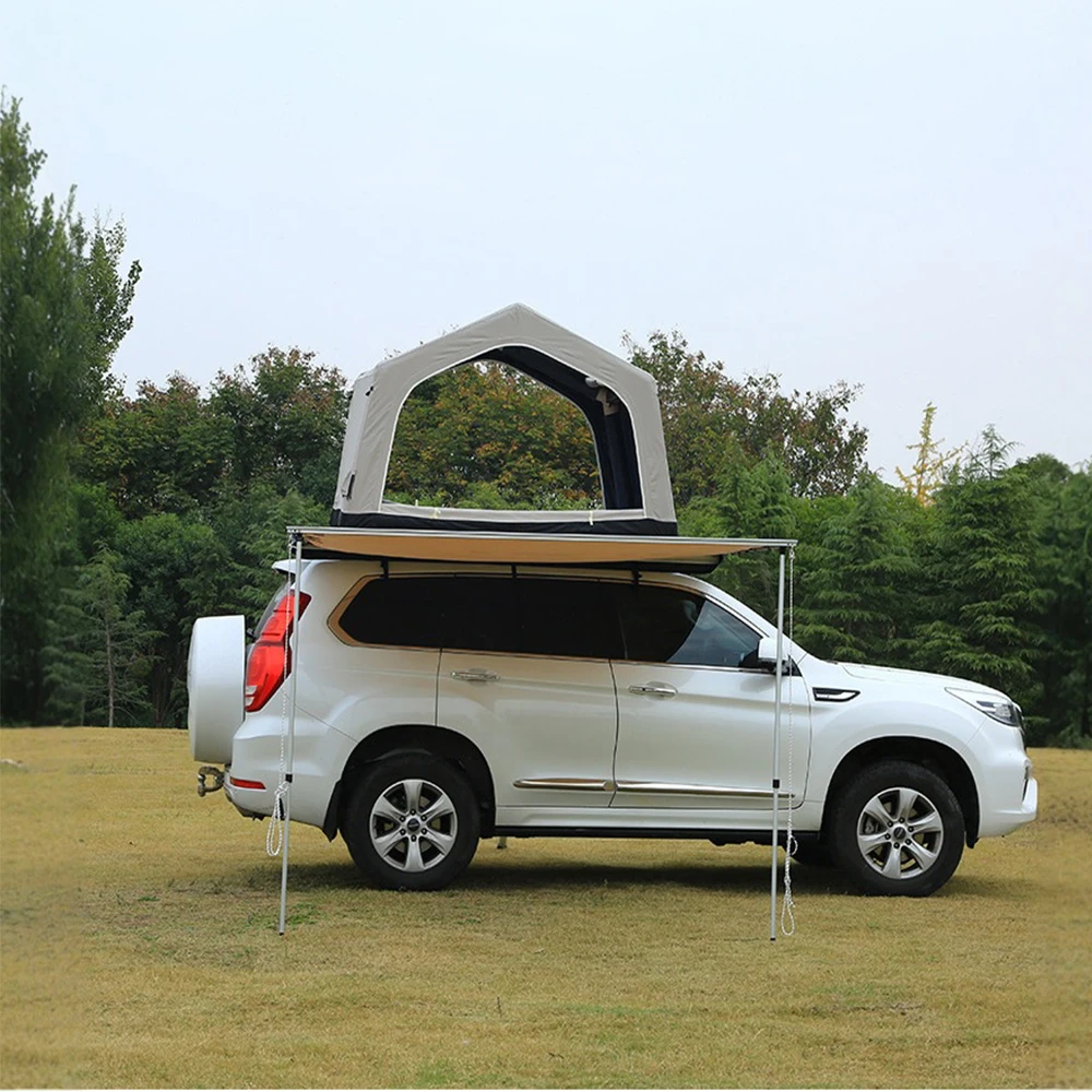 Multifunctional Inflatable Roof Tent for Camping, 300D Oxford Cloth Foldable Self-drive Tour, Outdoor Hard Shell Roof Tent
Multifunctional Inflatable Roof Tent for Camping, 300D Oxford Cloth Foldable Self-drive Tour, Outdoor Hard Shell Roof Tent