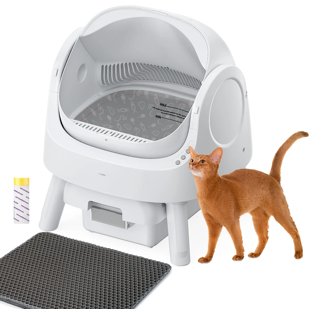 Autoscooper 11 Automatic Cat Litter Box for Large Cats Compatible with Crushed Tofu Cat Litter
Autoscooper 11 Automatic Cat Litter Box for Large Cats Compatible with Crushed Tofu Cat Litter