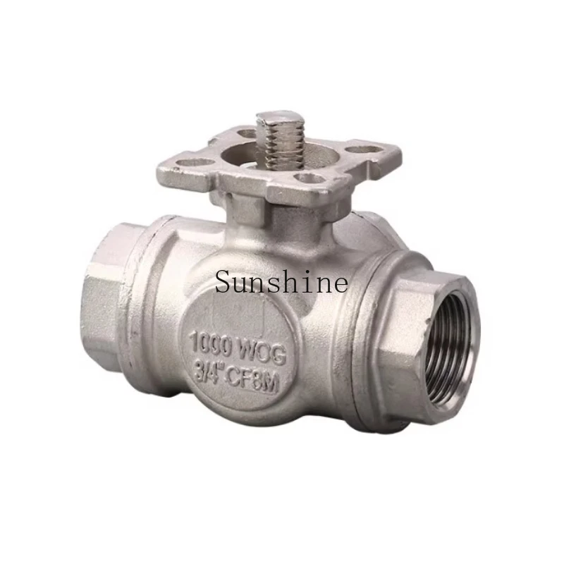 Three-way high platform ball valve T-type L-type thread buckle Q15 internal thread 304 stainless steel Q14F-16P
Three-way high platform ball valve T-type L-type thread buckle Q15 internal thread 304 stainless steel Q14F-16P