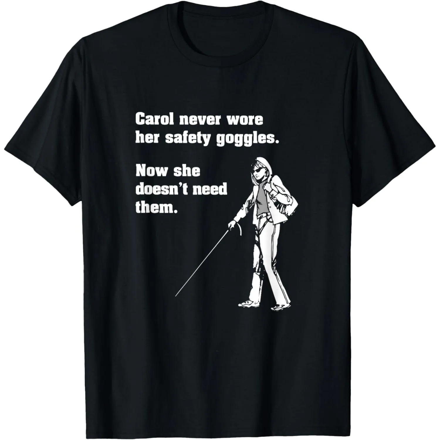 Funny Safety Goggles Quote Graphic Tee Men Casual Pure Cotton Breathable Crewneck T-Shirt
Funny Safety Goggles Quote Graphic Tee Men Casual Pure Cotton Breathable Crewneck T-Shirt