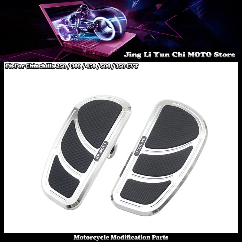 Motorcycle CNC Anti-slip Pedal Front Rear Footrest Enlarged Pedal Accessorie Fit For BENDA Chinchilla 250/ 300/ 450/ 500/ 350CVT
Motorcycle CNC Anti-slip Pedal Front Rear Footrest Enlarged Pedal Accessorie Fit For BENDA Chinchilla 250/ 300/ 450/ 500/ 350CVT