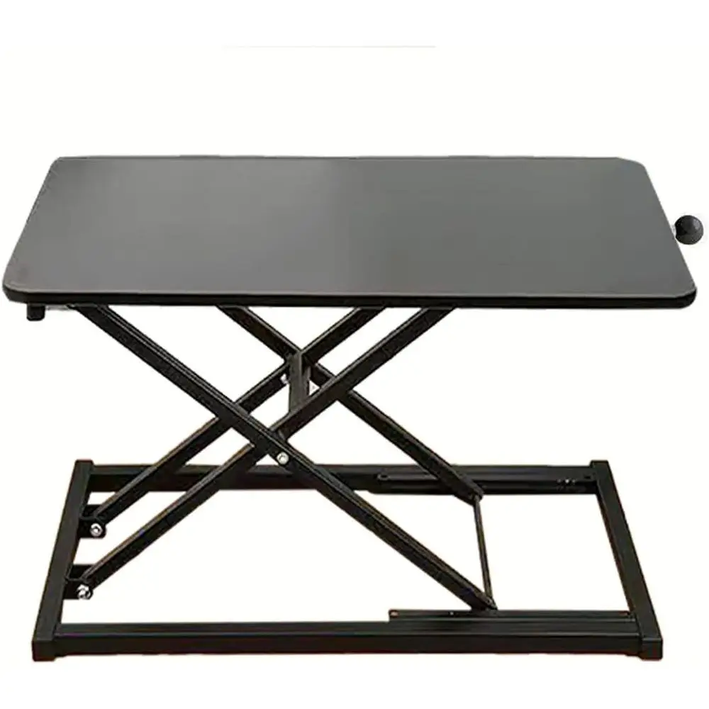 Height-Adjustable Standing Desk Converter with Keyboard Riser, Portable for Home Office and Study, Black, 23.6 D
Height-Adjustable Standing Desk Converter with Keyboard Riser, Portable for Home Office and Study, Black, 23.6 D