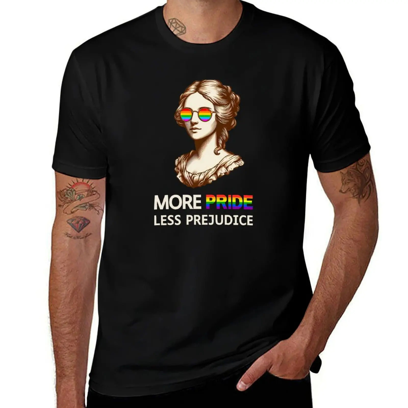 More Pride Less Prejudice T-Shirt graphic t shirts for man funny t shirts cotton T-Shirt
More Pride Less Prejudice T-Shirt graphic t shirts for man funny t shirts cotton T-Shirt
