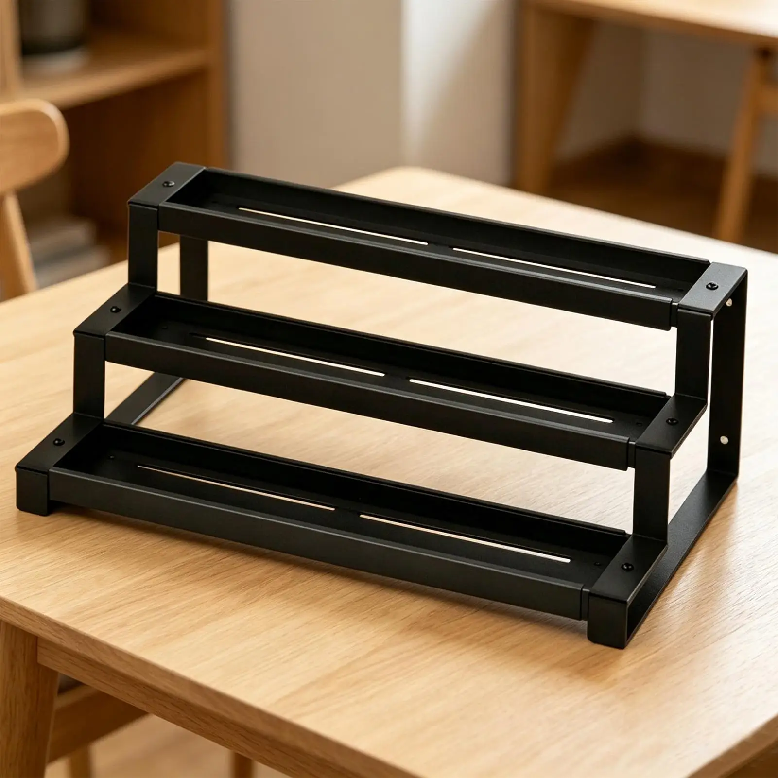 Kitchen Seasoning Rack 3-Tier Expandable Pepper Jar Storage Condiment Jar Holder For Home Cooks Cooking Lovers Chefs Parents
Kitchen Seasoning Rack 3-Tier Expandable Pepper Jar Storage Condiment Jar Holder For Home Cooks Cooking Lovers Chefs Parents