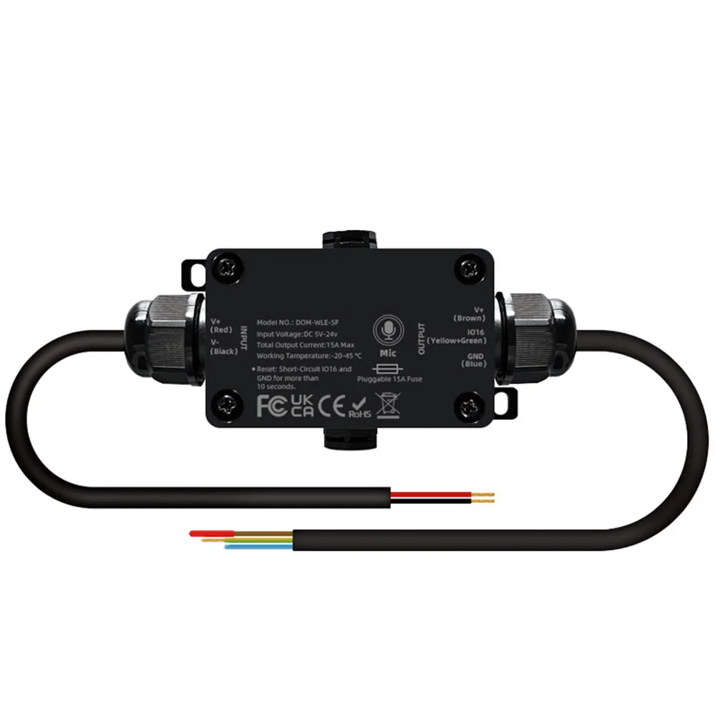 Контроллер светодиодного освещения для бассейнов, аксессуар для электроинструмента, адресная лента, 71*57*30 мм, контроллер LED, водонепроницаемый IP65
Контроллер светодиодного освещения для бассейнов, аксессуар для электроинструмента, адресная лента, 71*57*30 мм, контроллер LED, водонепроницаемый IP65