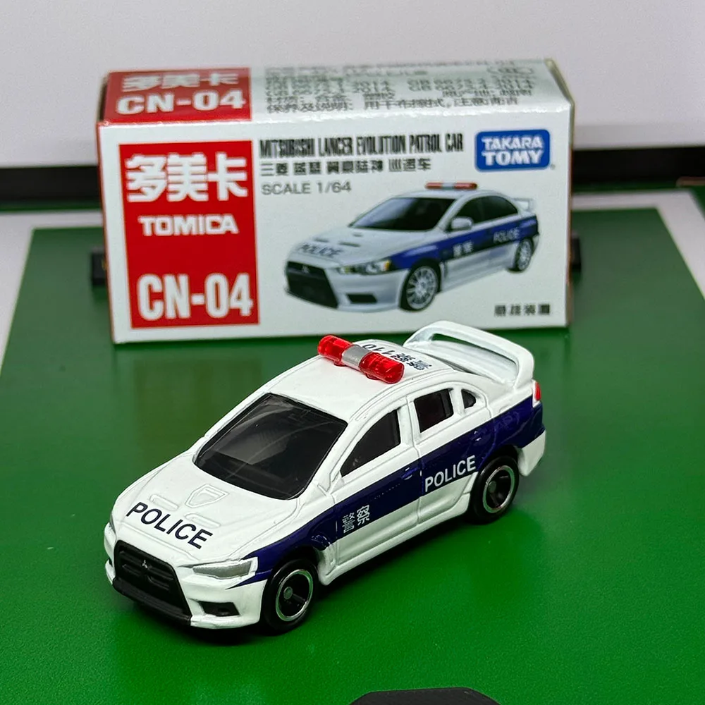 Tomy Tomica CN-04 Mitsubishi Lancer Evolution Patrol Car Die Casting Static Alloy Car Mode Collection
Tomy Tomica CN-04 Mitsubishi Lancer Evolution Patrol Car Die Casting Static Alloy Car Mode Collection