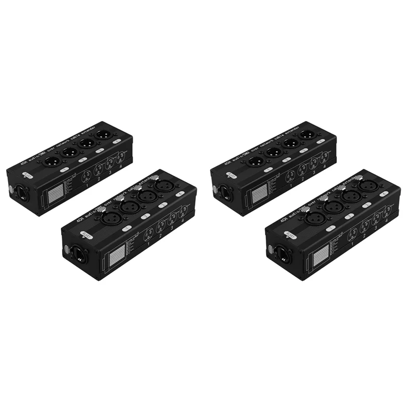 APPLIA-2 Pair 4 Channel XLR/DMX Audio RJ45 Ethernet Extender XLR Extender Transceiver For Live Stage, Audio Recording Studio
APPLIA-2 Pair 4 Channel XLR/DMX Audio RJ45 Ethernet Extender XLR Extender Transceiver For Live Stage, Audio Recording Studio