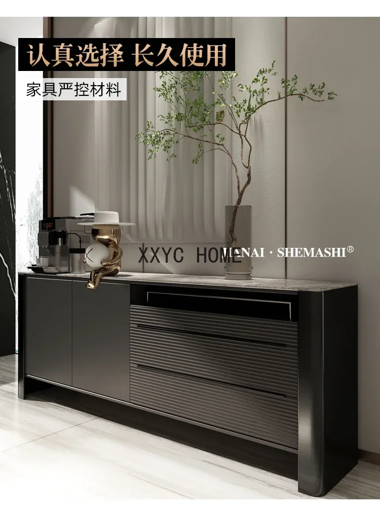 Solid Wood Sideboard Light Luxury Stone Plate Storage Tea Cabinet Restaurant Multi-Function Storage
Solid Wood Sideboard Light Luxury Stone Plate Storage Tea Cabinet Restaurant Multi-Function Storage