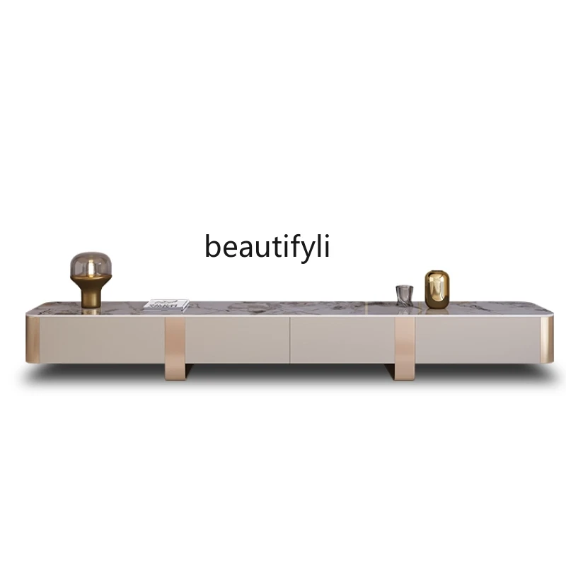 yj TV Cabinet Modern Light Luxury Household Living Room Simple Stone Plate TV Cabinet and Tea Table Combination
yj TV Cabinet Modern Light Luxury Household Living Room Simple Stone Plate TV Cabinet and Tea Table Combination