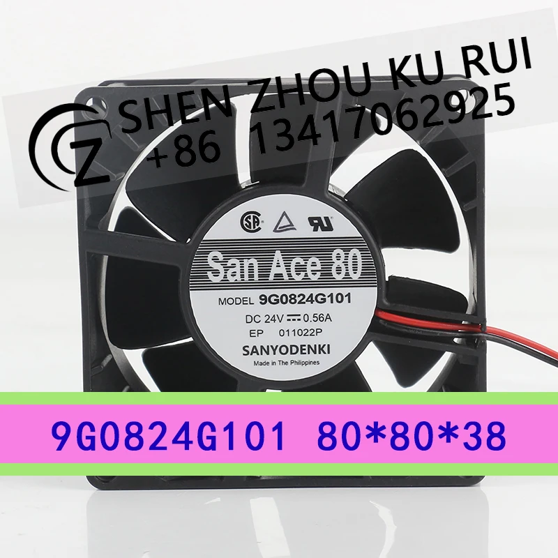 Sanyo 24V 0.56A 8038 8CM Industrial computer inverter Double ball bearing 9G0824G101 cooling fan
Sanyo 24V 0.56A 8038 8CM Industrial computer inverter Double ball bearing 9G0824G101 cooling fan