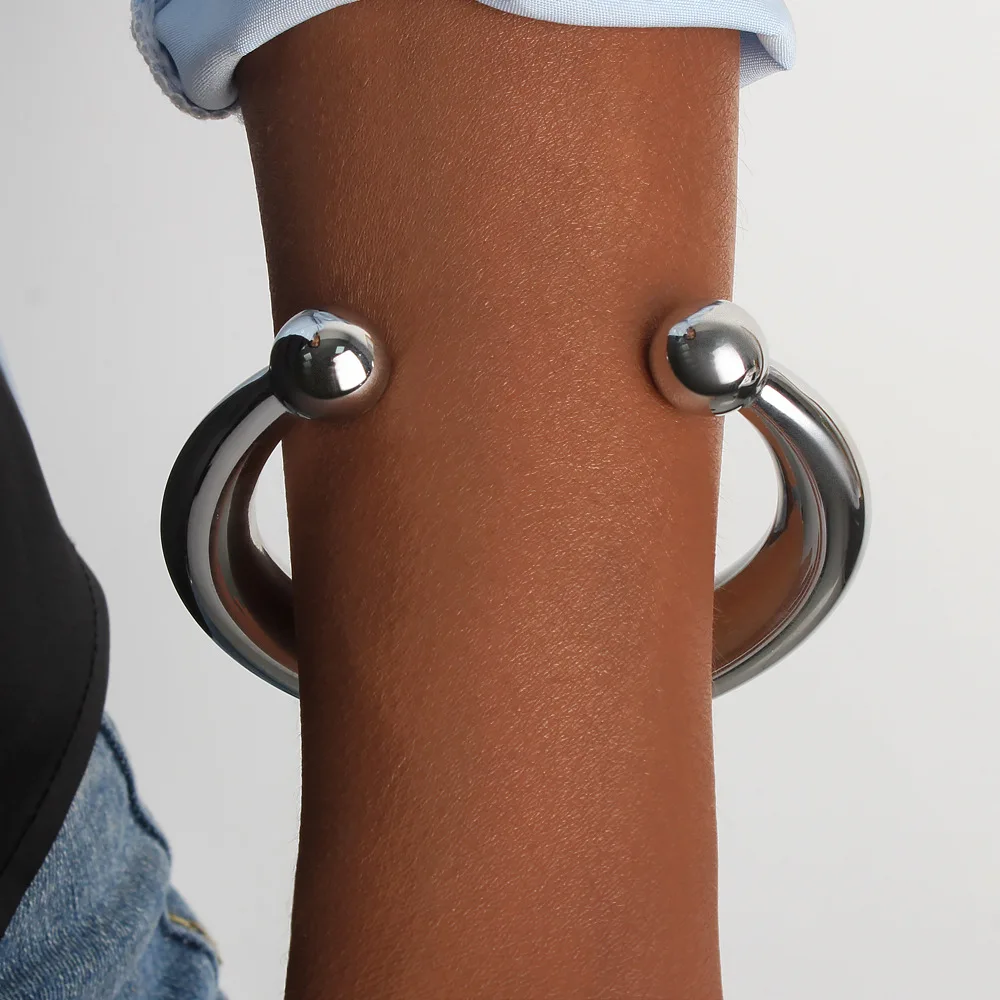 DIY accessories Guangdong Decoration Minimalist Versatile Personality Bracelet Stainless Steel Polished Glossy C-Shaped Open Bra
DIY accessories Guangdong Decoration Minimalist Versatile Personality Bracelet Stainless Steel Polished Glossy C-Shaped Open Bra