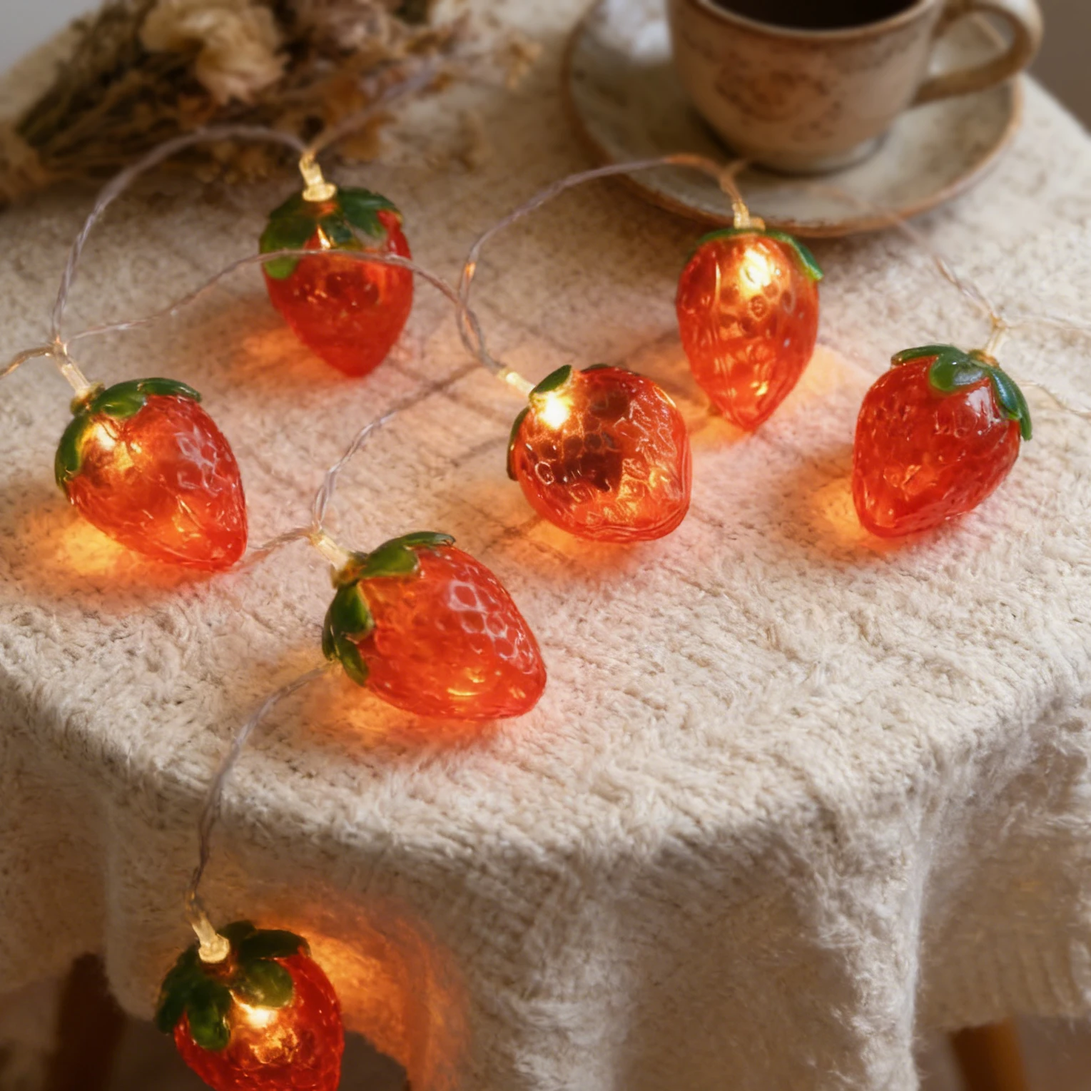 Strawberry LED String Lights, Battery Powered Fairy Garland for Bedroom, Garden, Party Decor
Strawberry LED String Lights, Battery Powered Fairy Garland for Bedroom, Garden, Party Decor