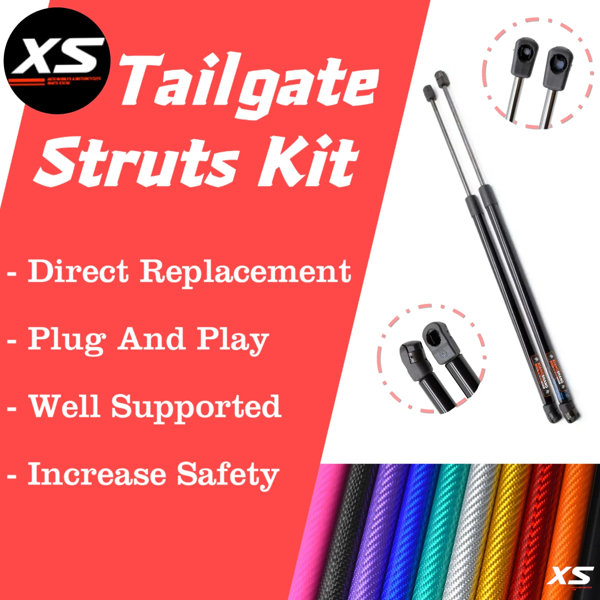 Rear Tailgate Struts GV41-S406A10-AB 640N For Ford Kuga Mk2 (C520) SUV 2013-2019 Trunk Boot Lift Support Shocks Damper Rod
Rear Tailgate Struts GV41-S406A10-AB 640N For Ford Kuga Mk2 (C520) SUV 2013-2019 Trunk Boot Lift Support Shocks Damper Rod