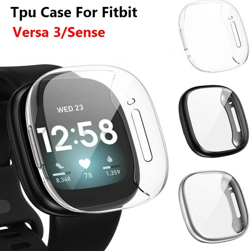 Ultra-thin Soft Tpu Case for Fitbit Versa 3 Fitbit Sense Waterproof Watch Shell Screen Protector for Fitbit Versa3 Sense
Ultra-thin Soft Tpu Case for Fitbit Versa 3 Fitbit Sense Waterproof Watch Shell Screen Protector for Fitbit Versa3 Sense