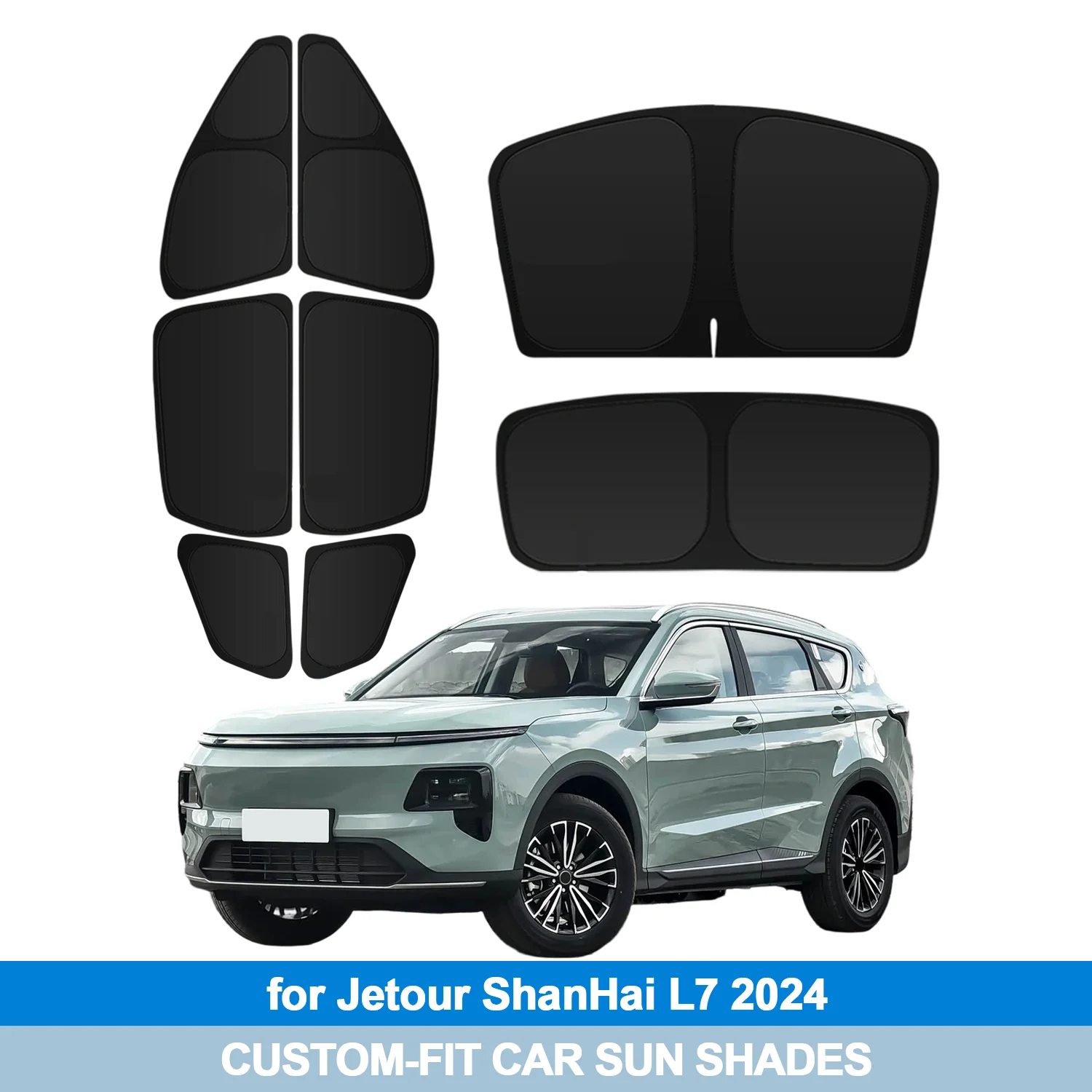 For Jetour ShanHai L7 2024 Windshield Sun Shade Side Window Shades Cover Sun Visor Shield Privacy Protection Car Accessories
For Jetour ShanHai L7 2024 Windshield Sun Shade Side Window Shades Cover Sun Visor Shield Privacy Protection Car Accessories