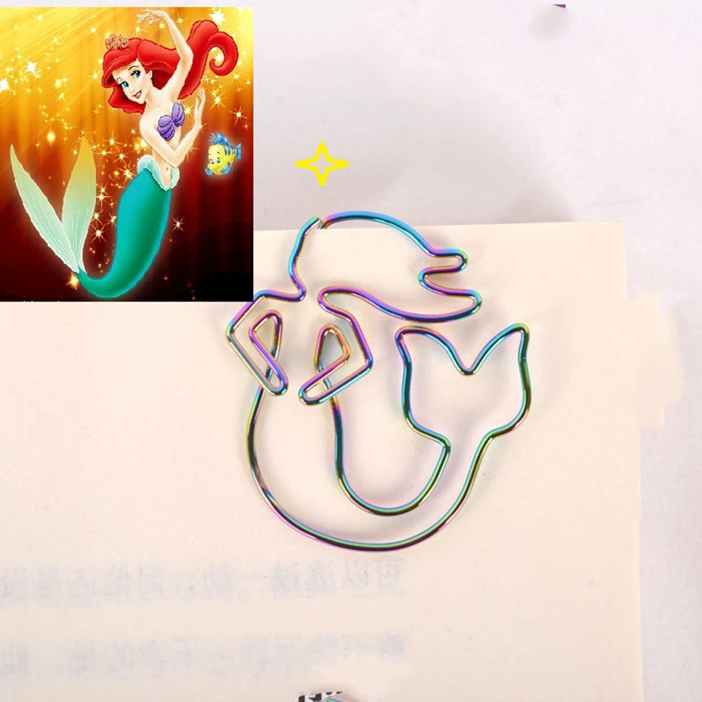 8 Pcs Colored Paper Clips Mermaid Animal Shaped Metal Bookmarks Office School Supplies Notebook Calendar Markers 
8 Pcs Colored Paper Clips Mermaid Animal Shaped Metal Bookmarks Office School Supplies Notebook Calendar Markers