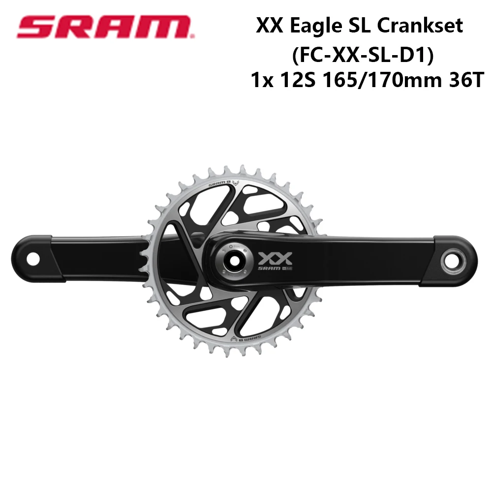 SRAM XX Eagle SL Crankset FC-XX-SL-D1 XX Eagle DUB Crank Arm 165mm 36T Mountain Bicycle Chainwheel
SRAM XX Eagle SL Crankset FC-XX-SL-D1 XX Eagle DUB Crank Arm 165mm 36T Mountain Bicycle Chainwheel