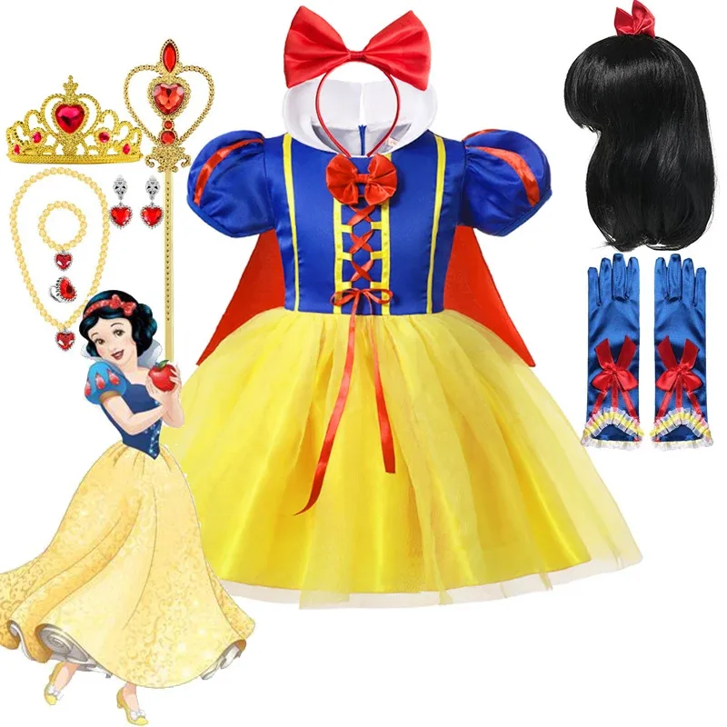Halloween Baby Girls Snow White Disney Princess Dress Up Lace Ball Gown Kids 12Y Fantasy Party Birthday Clothes Cosplay Costume
Halloween Baby Girls Snow White Disney Princess Dress Up Lace Ball Gown Kids 12Y Fantasy Party Birthday Clothes Cosplay Costume