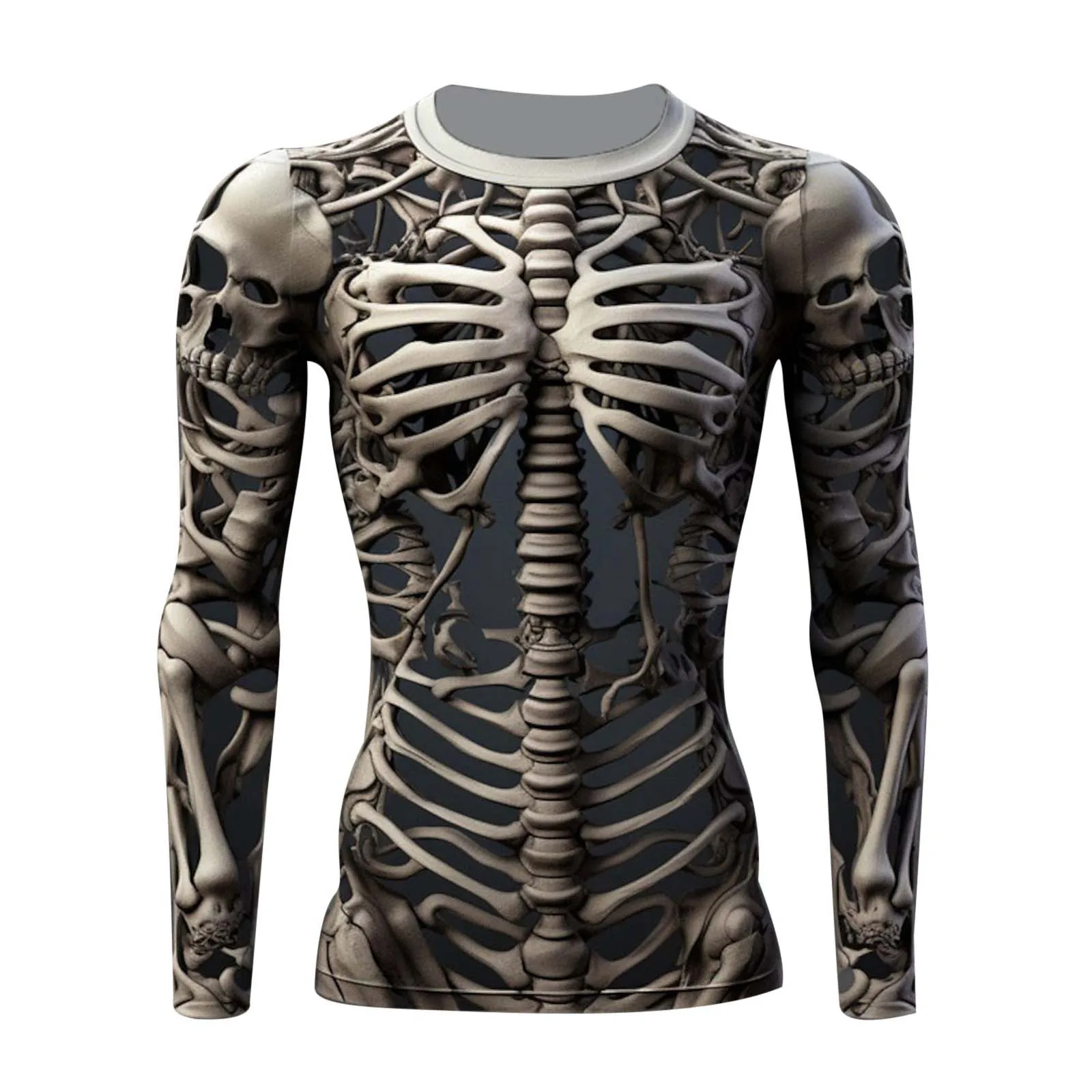 Funny 3D Skull Print T Shirt For Men Hip Hop Trend Harajuku Streetwear Casual O-neck Long Sleeve Tees Fashion Loose Summer Tops
Funny 3D Skull Print T Shirt For Men Hip Hop Trend Harajuku Streetwear Casual O-neck Long Sleeve Tees Fashion Loose Summer Tops