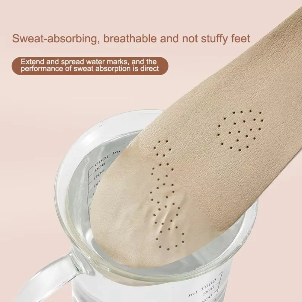 Durable Leather Latex Sports Insole Shock Absorbing Breathable Cowhide Insoles Foot Care Soft Padding Arch Support Insoles
Durable Leather Latex Sports Insole Shock Absorbing Breathable Cowhide Insoles Foot Care Soft Padding Arch Support Insoles