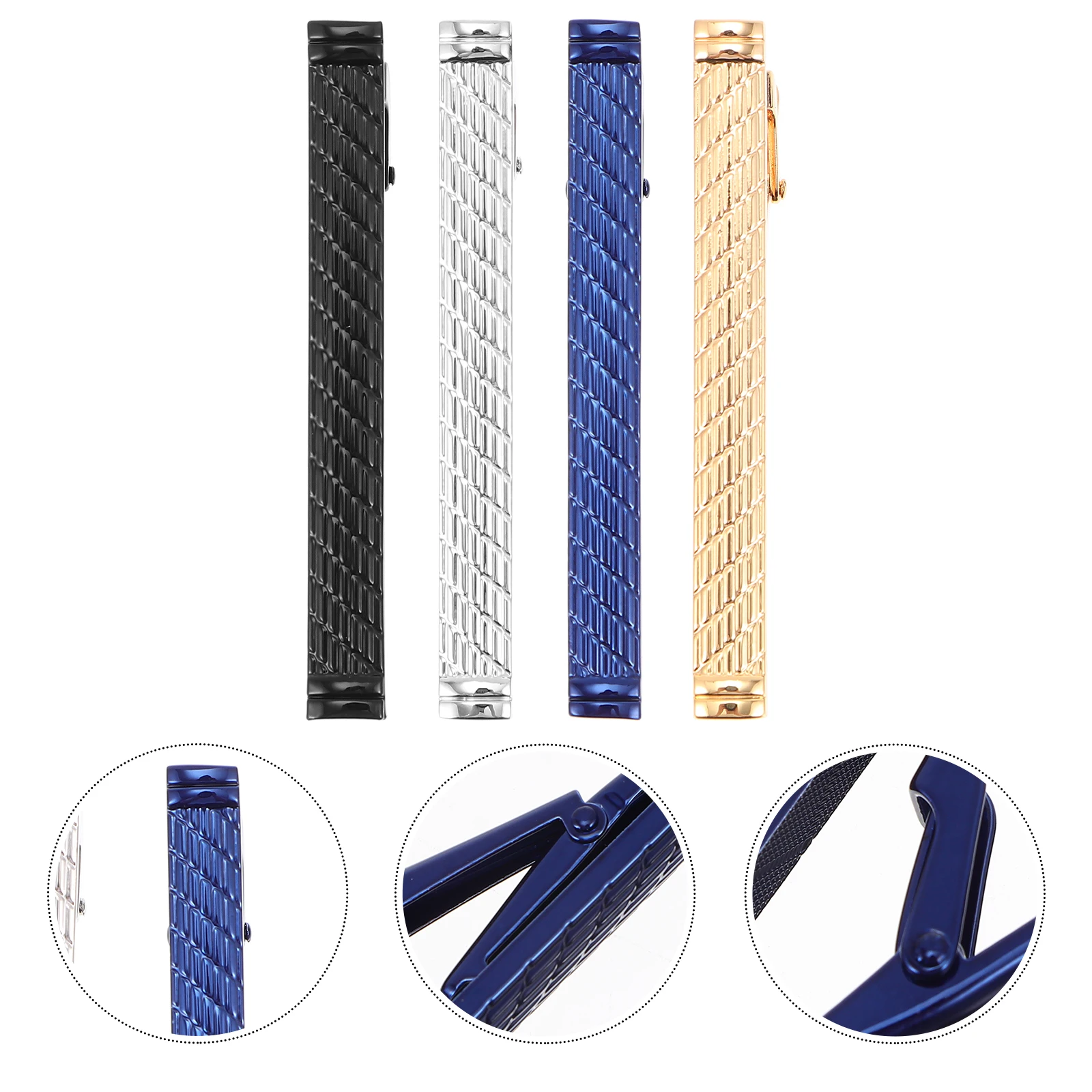 4 Pcs Tie Clips Men's Clamp Clasp Gift Dress Shirt Accessory Accessories for Copper Necktie Classic
4 Pcs Tie Clips Men's Clamp Clasp Gift Dress Shirt Accessory Accessories for Copper Necktie Classic