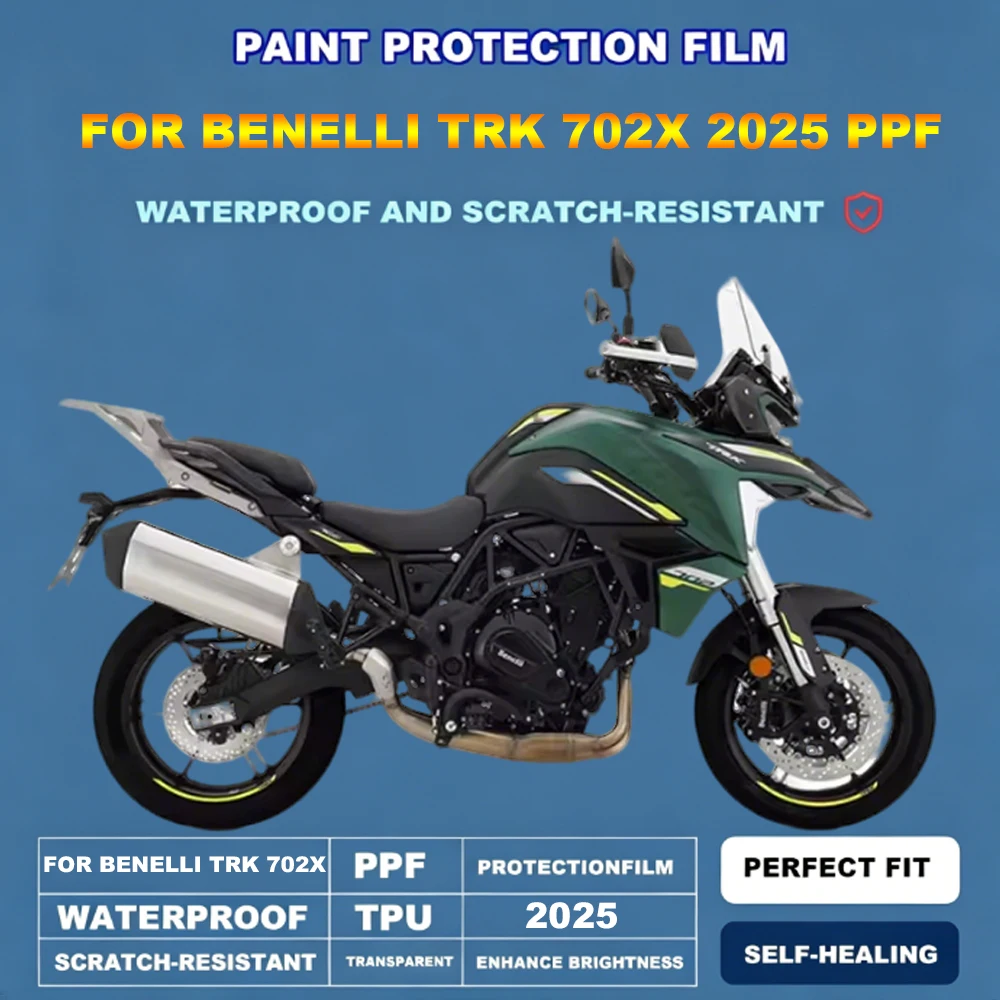 Motorcycle PPF TPU Paint Protection Film Invisible Protective Wrap Anti-Scratch Waterproof For Benelli TRK 702X 2025
Motorcycle PPF TPU Paint Protection Film Invisible Protective Wrap Anti-Scratch Waterproof For Benelli TRK 702X 2025